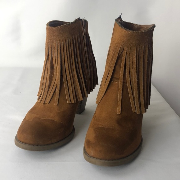 Fringe Ankle Booties size 7.5 - Picture 1 of 7